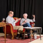 Talkgast Horst Hablitz, ehem. Leiter psychologischer Dienst Kapo AG (rechts) mit Raphael Zehnder